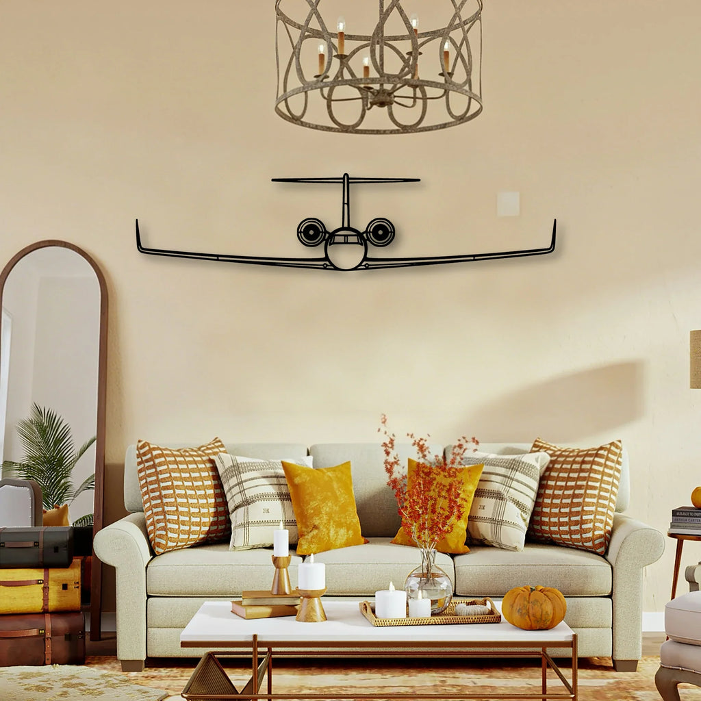 E 2C Hawkeye Classic Aircraft Silhouette Metal Wall Art - Tinvibe