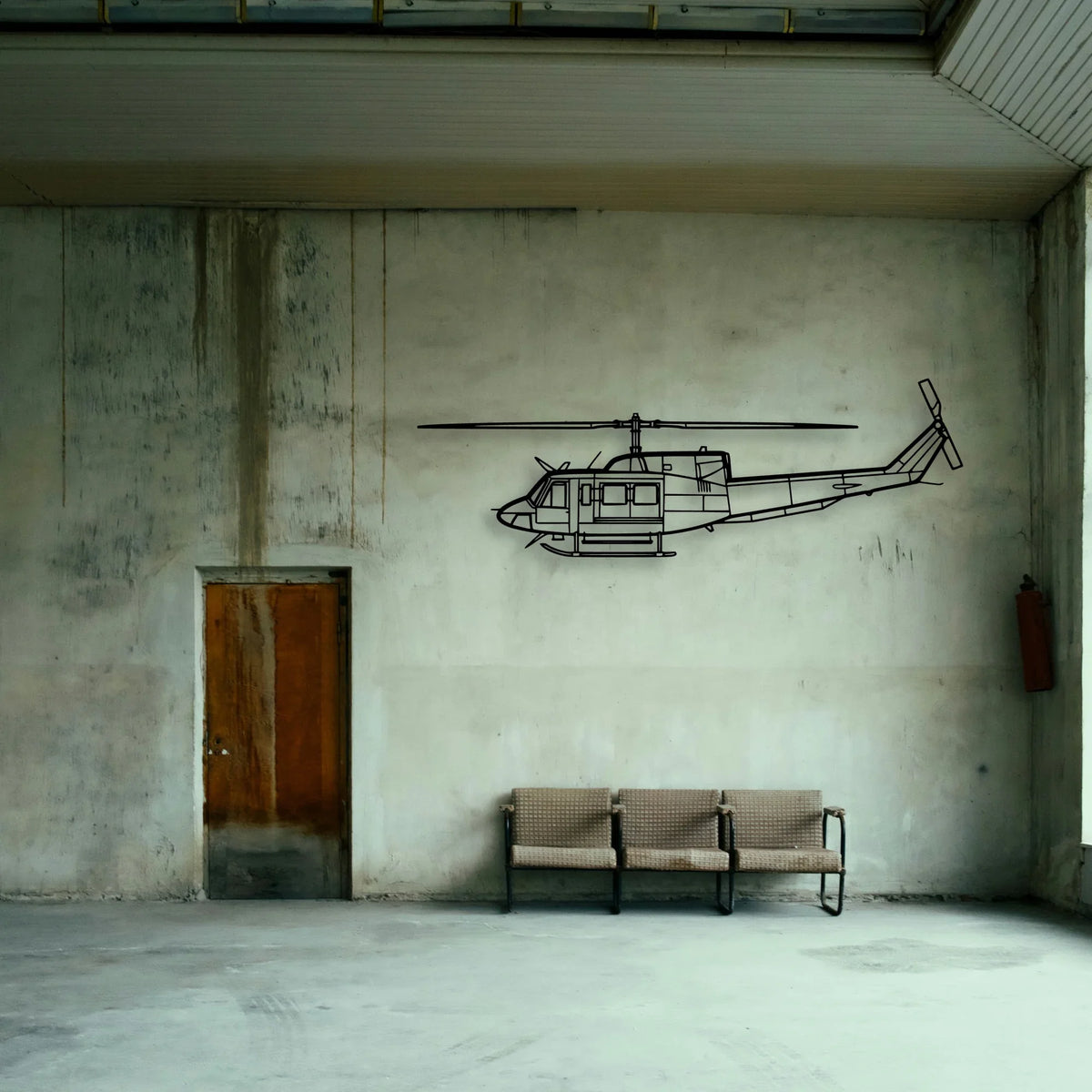 E 3C Sentry 2 Classic Aircraft Silhouette Metal Wall Art - Tinvibe