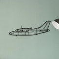Ea 18G Classic Aircraft Silhouette Metal Wall Art - Tinvibe