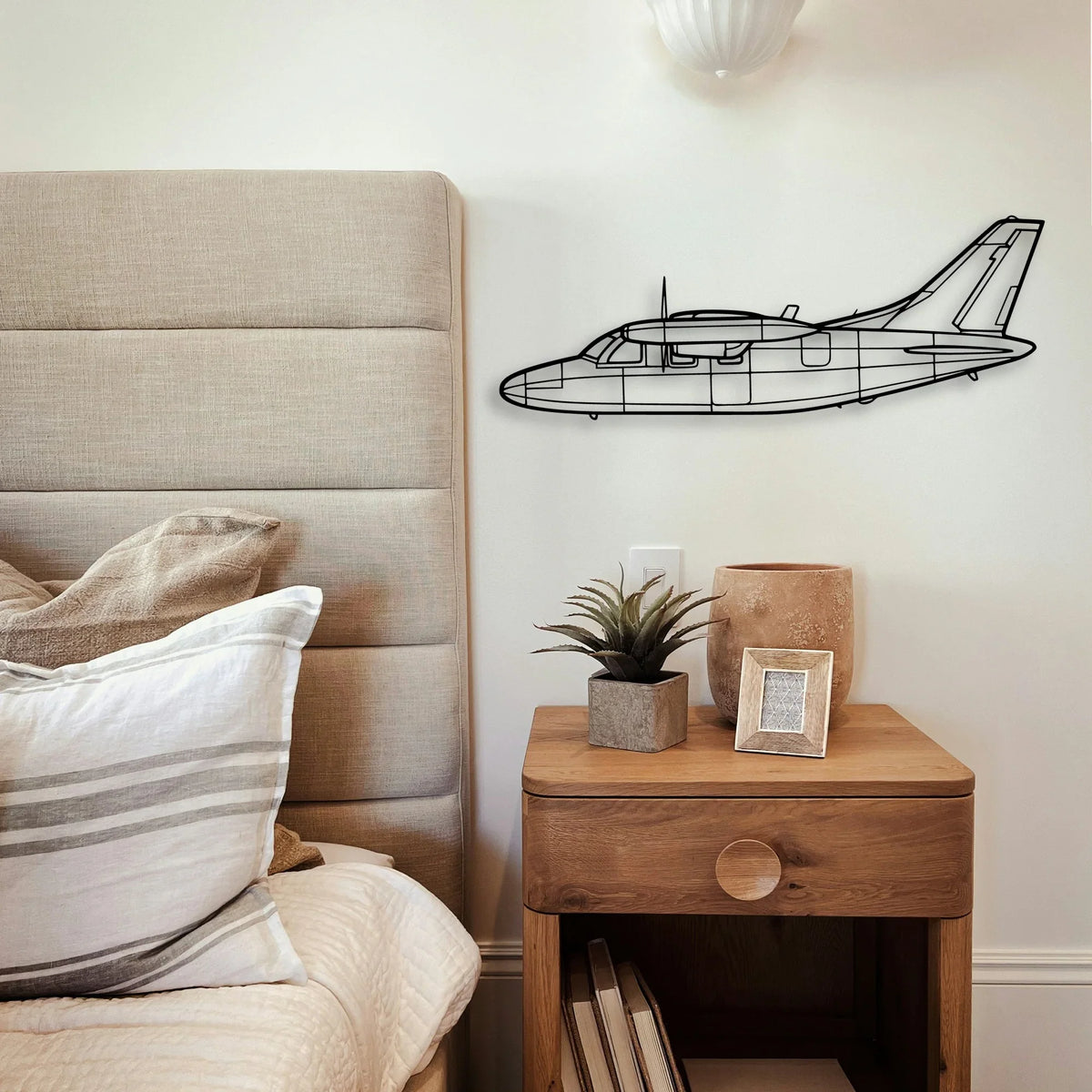 Ea 18G Classic Aircraft Silhouette Metal Wall Art - Tinvibe