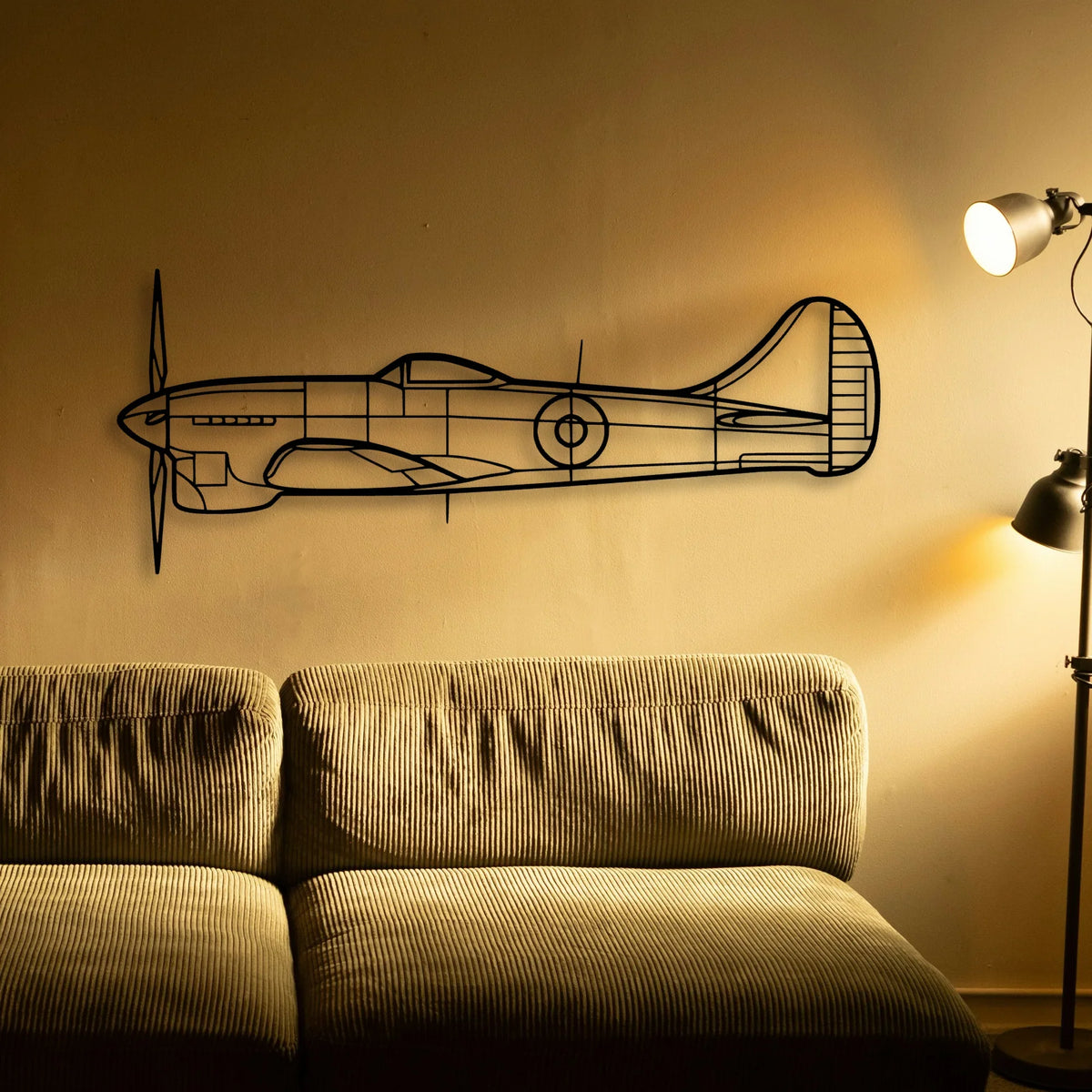 Eagle Classic Aircraft Silhouette Metal Wall Art - Tinvibe