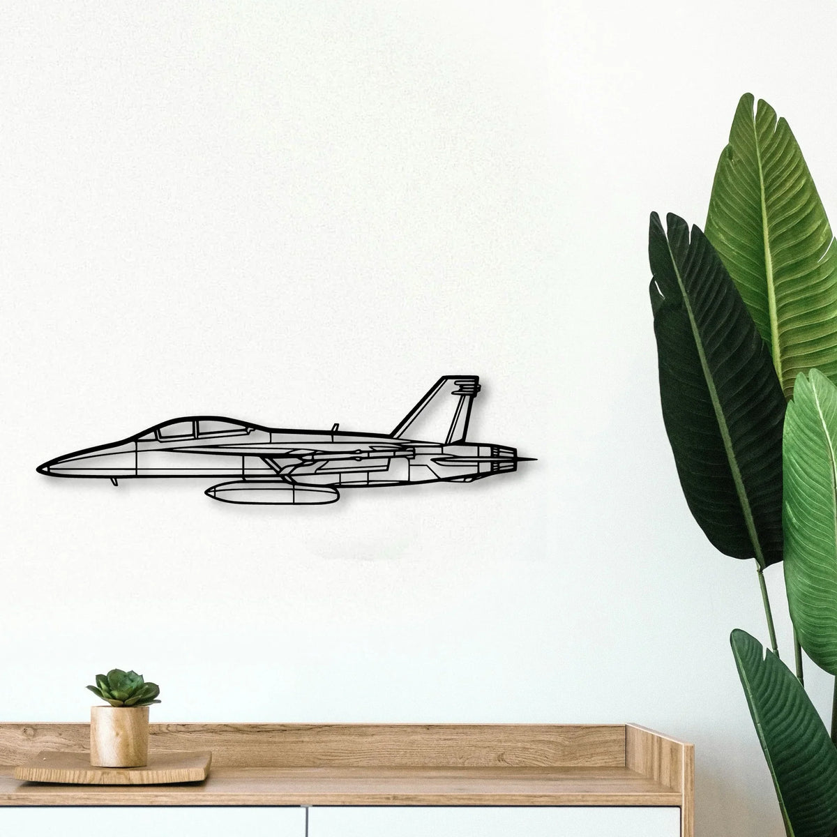 Ec 130H Compass Call Classic Aircraft Silhouette Metal Wall Art - Tinvibe
