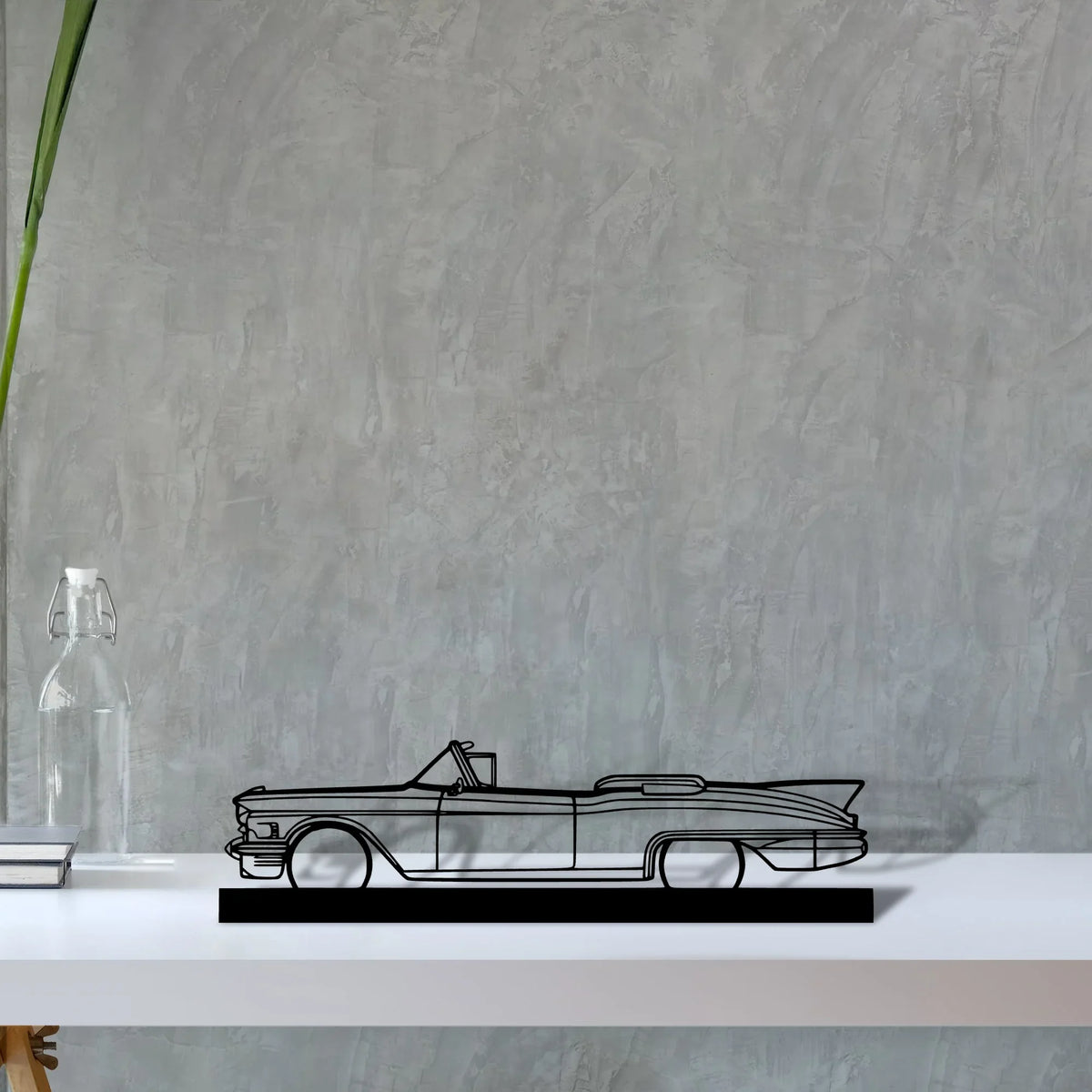 eldo-biarritz-1958-convertible Silhouette Metal Art Stand - Tinvibe