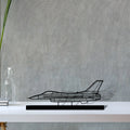 f-16c-block-50-2 Silhouette Metal Art Stand - Tinvibe