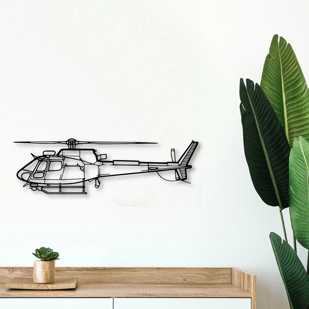 F 16C Block 50 Classic Aircraft Silhouette Metal Wall Art - Tinvibe