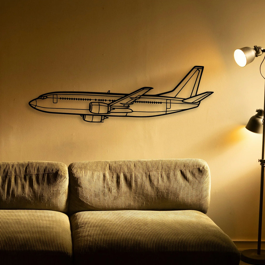 F 16D Classic Aircraft Silhouette Metal Wall Art - Tinvibe