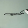 F 4E Phantom Classic Aircraft Silhouette Metal Wall Art - Tinvibe