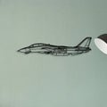 F14 Tomcat Classic Aircraft Silhouette Metal Wall Art - Tinvibe