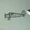 F24G 1937 Classic Aircraft Silhouette Metal Wall Art - Tinvibe