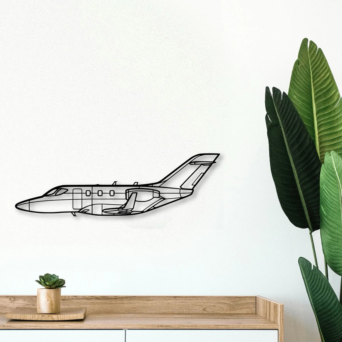 F35C Lightning Li Classic Aircraft Silhouette Metal Wall Art - Tinvibe