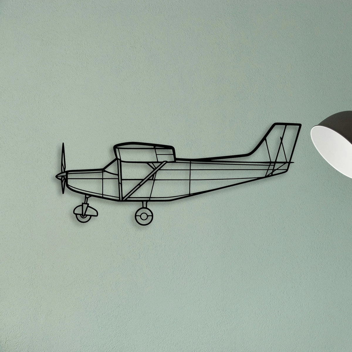 F4U 1A Corsair Classic Aircraft Silhouette Metal Wall Art - Tinvibe