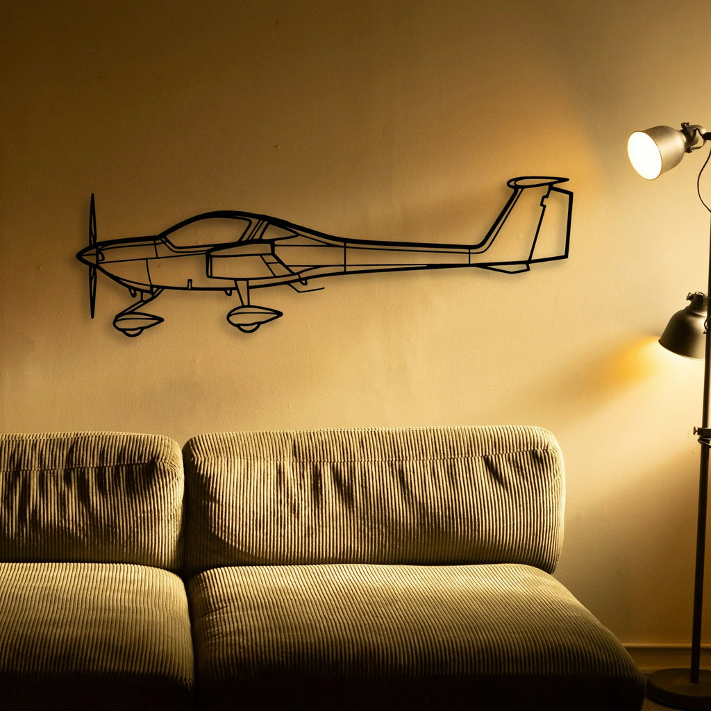 F6F Hellcat Classic Aircraft Silhouette Metal Wall Art - Tinvibe