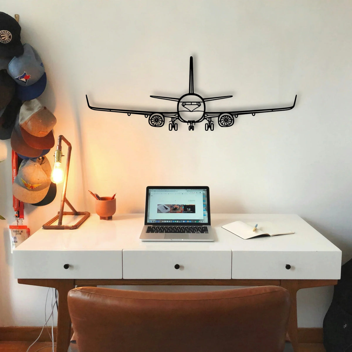 Falco F8L Classic Aircraft Silhouette Metal Wall Art - Tinvibe