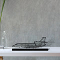 falcon-7x-2 Silhouette Metal Art Stand - Tinvibe