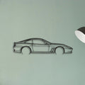 Ferrari 550 Maranello Classic Silhouette Metal Wall Art - Tinvibe