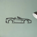 Ferrari California Classic Silhouette Metal Wall Art - Tinvibe
