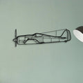 FW190A Classic Aircraft Silhouette Metal Wall Art - Tinvibe