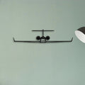 G650 2 Classic Aircraft Silhouette Metal Wall Art - Tinvibe