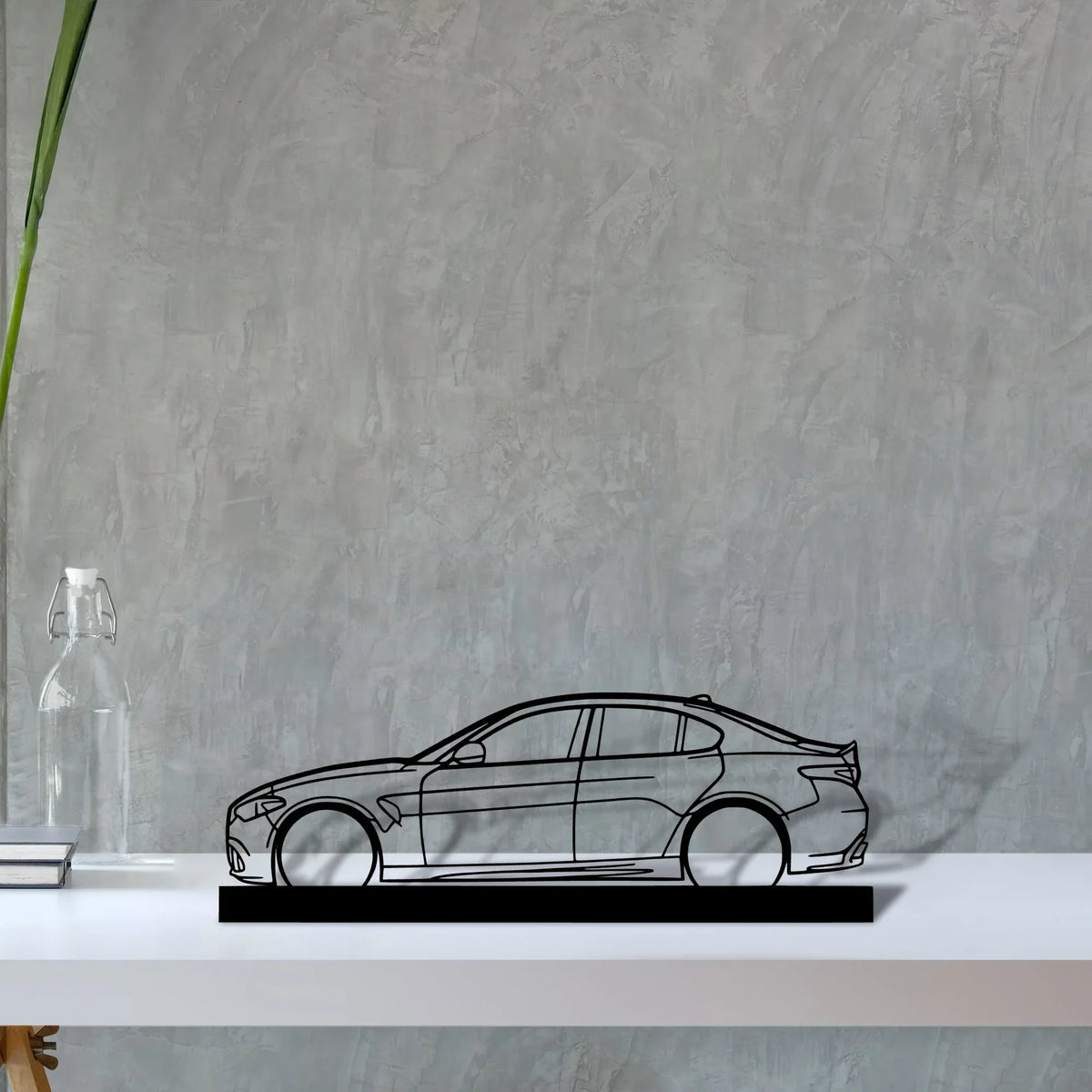 giulia Silhouette Metal Art Stand - Tinvibe