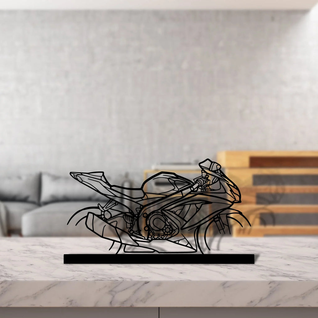 gsx-r-2 Silhouette Metal Art Stand - Tinvibe