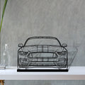 gt350 Silhouette Metal Art Stand - Tinvibe