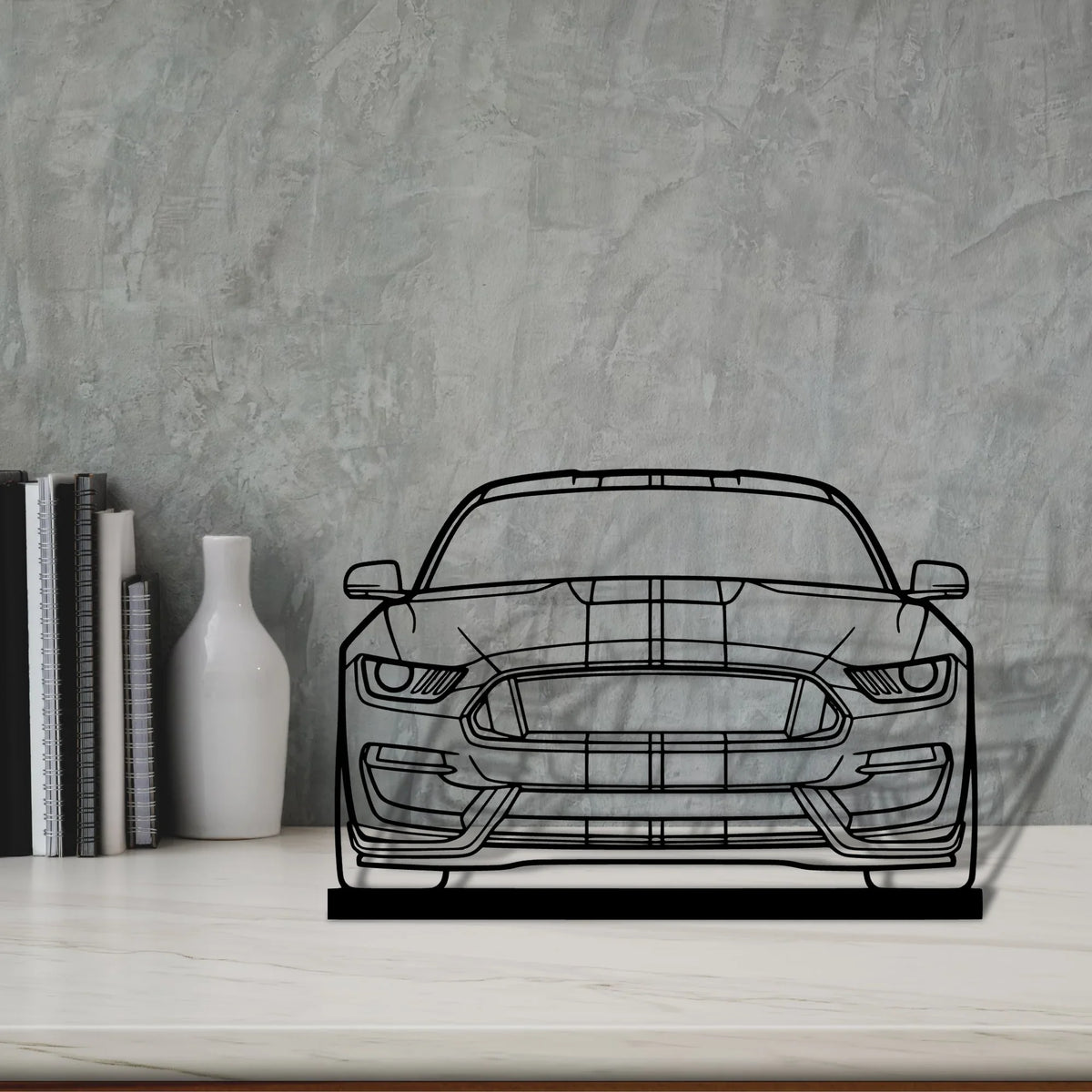 gt350 Silhouette Metal Art Stand - Tinvibe