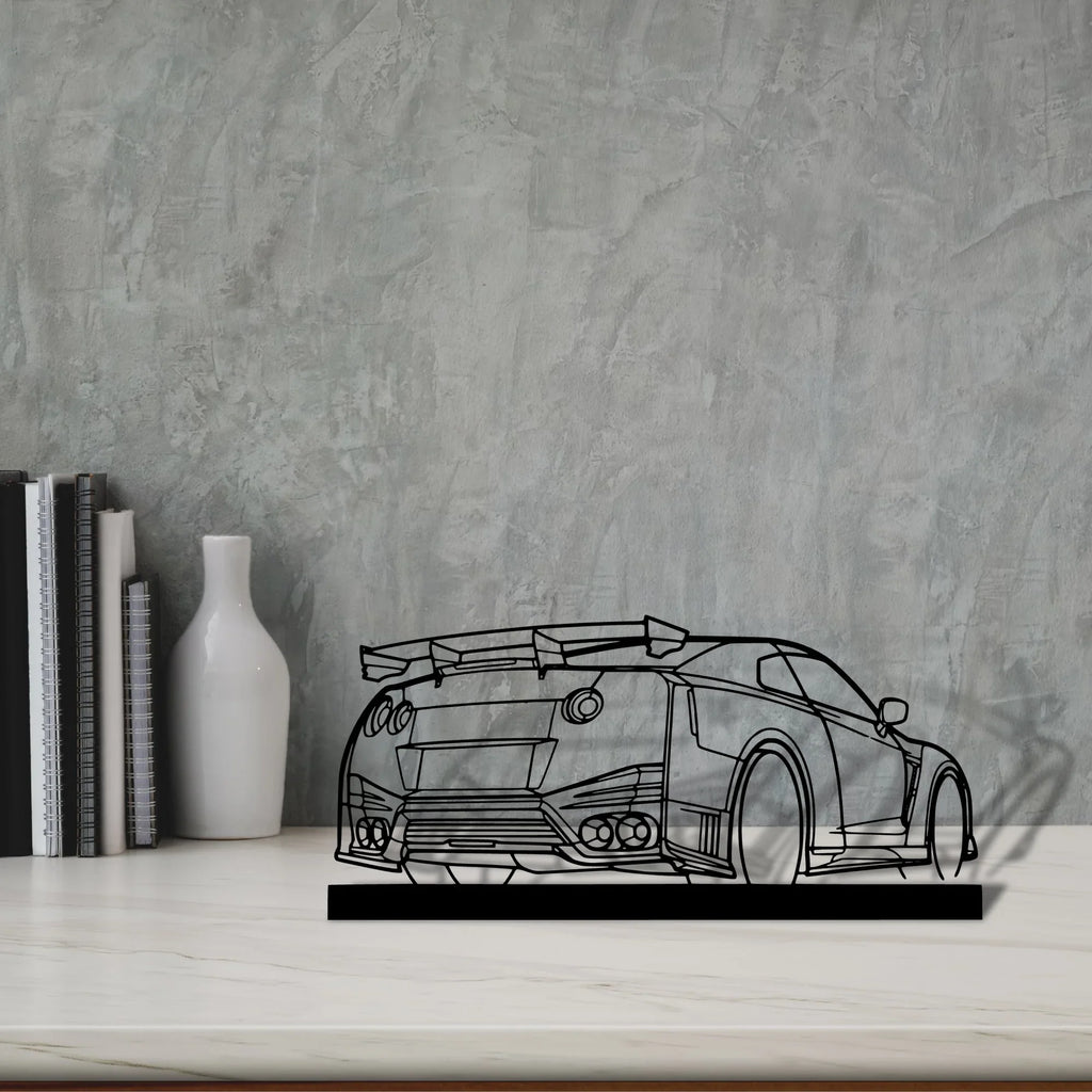 gtr-nismo Silhouette Metal Art Stand - Tinvibe
