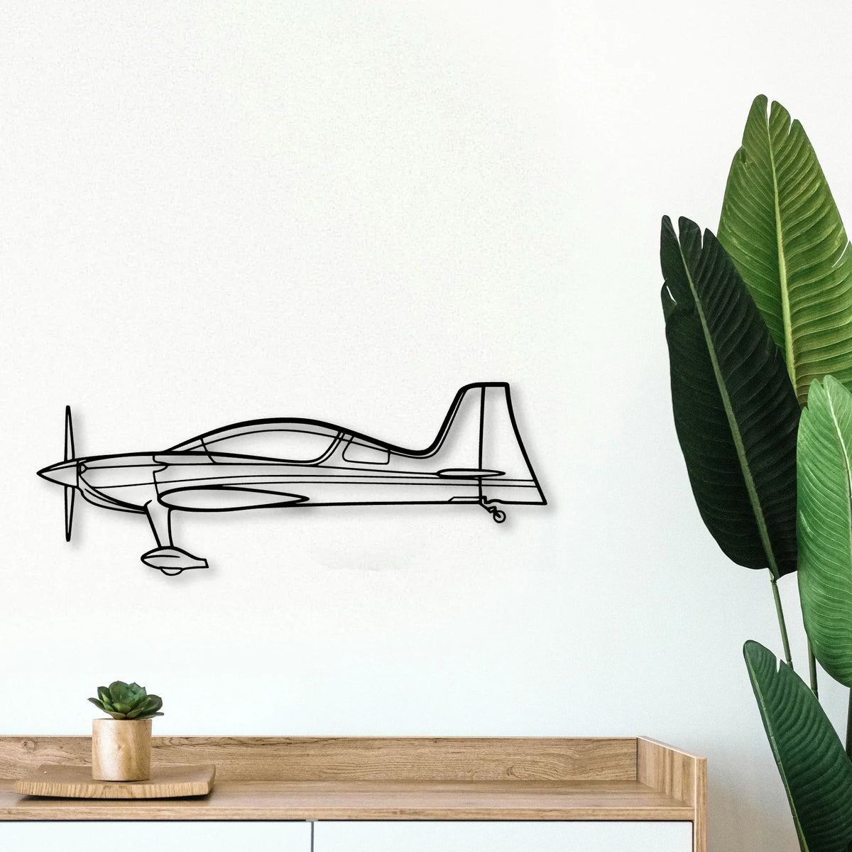 Harrier GR7 Classic Aircraft Silhouette Metal Wall Art - Tinvibe