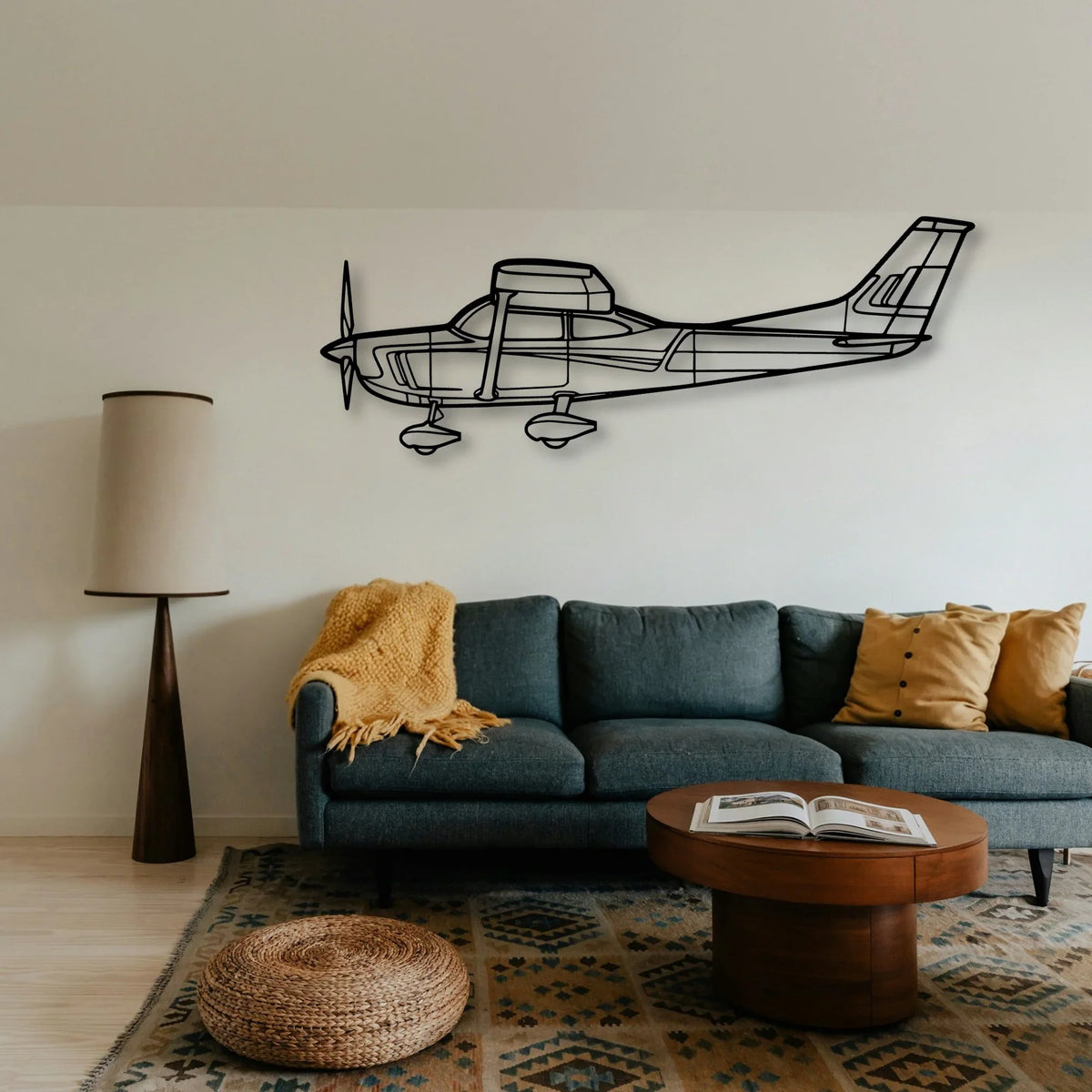 HH60 H Sea Hawk Classic Aircraft Silhouette Metal Wall Art - Tinvibe