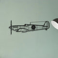 Hu 16B Albatross Classic Aircraft Silhouette Metal Wall Art - Tinvibe