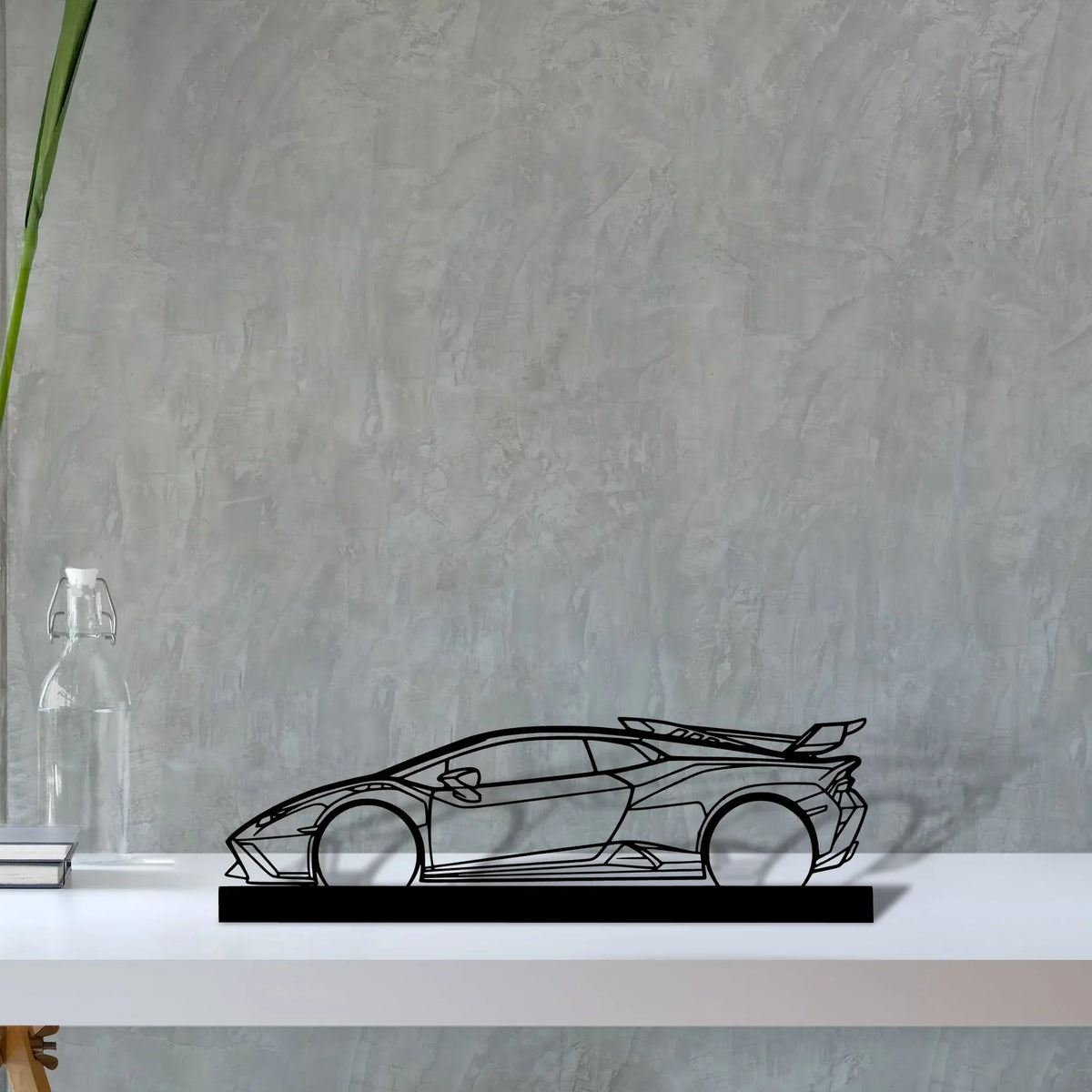 huracan-sto Silhouette Metal Art Stand - Tinvibe