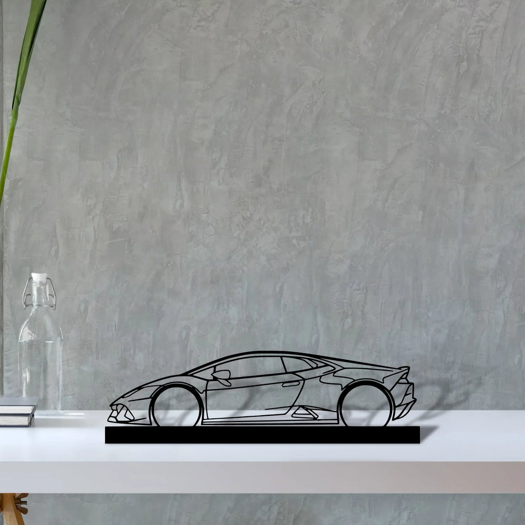 huracan Silhouette Metal Art Stand - Tinvibe