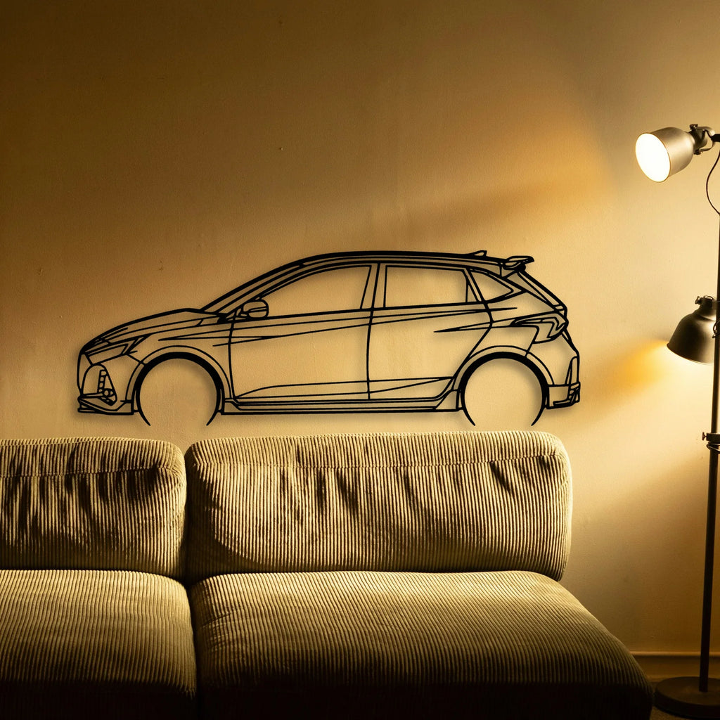 I20N 2022 Classic Silhouette Metal Wall Art - Tinvibe