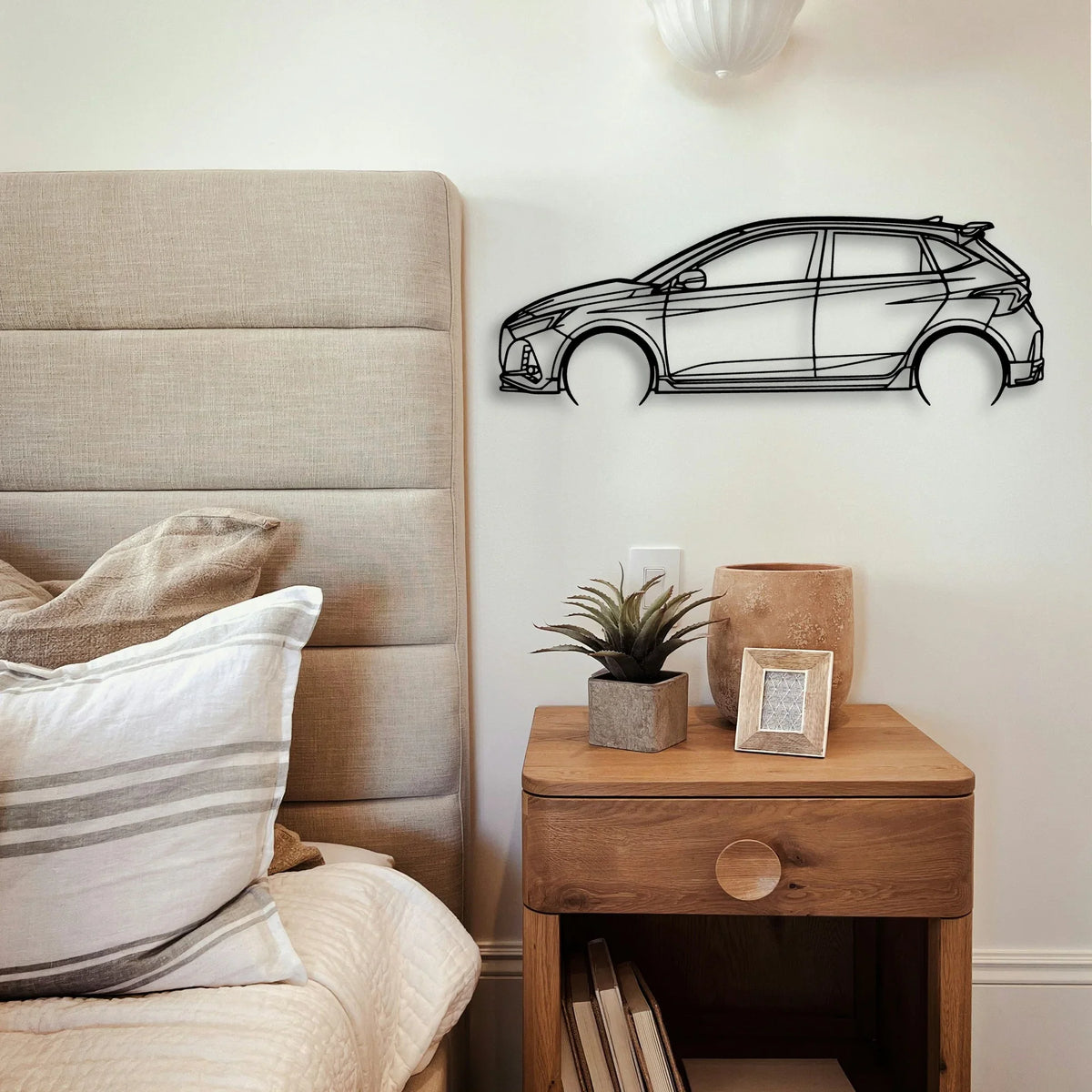 I20N 2022 Classic Silhouette Metal Wall Art - Tinvibe