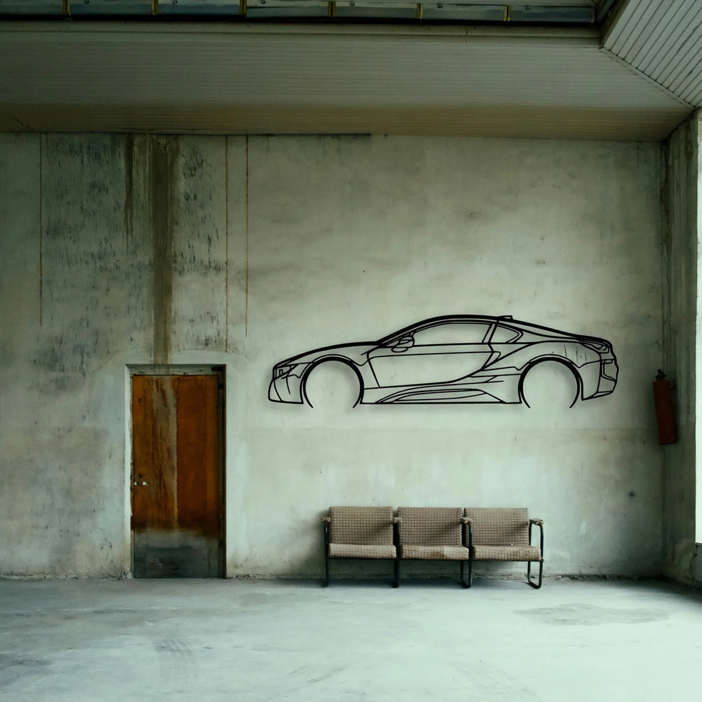 I8 2 Classic Silhouette Metal Wall Art - Tinvibe