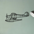 J 3 Cub Classic Aircraft Silhouette Metal Wall Art - Tinvibe
