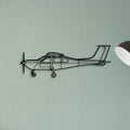 J500 Classic Aircraft Silhouette Metal Wall Art - Tinvibe