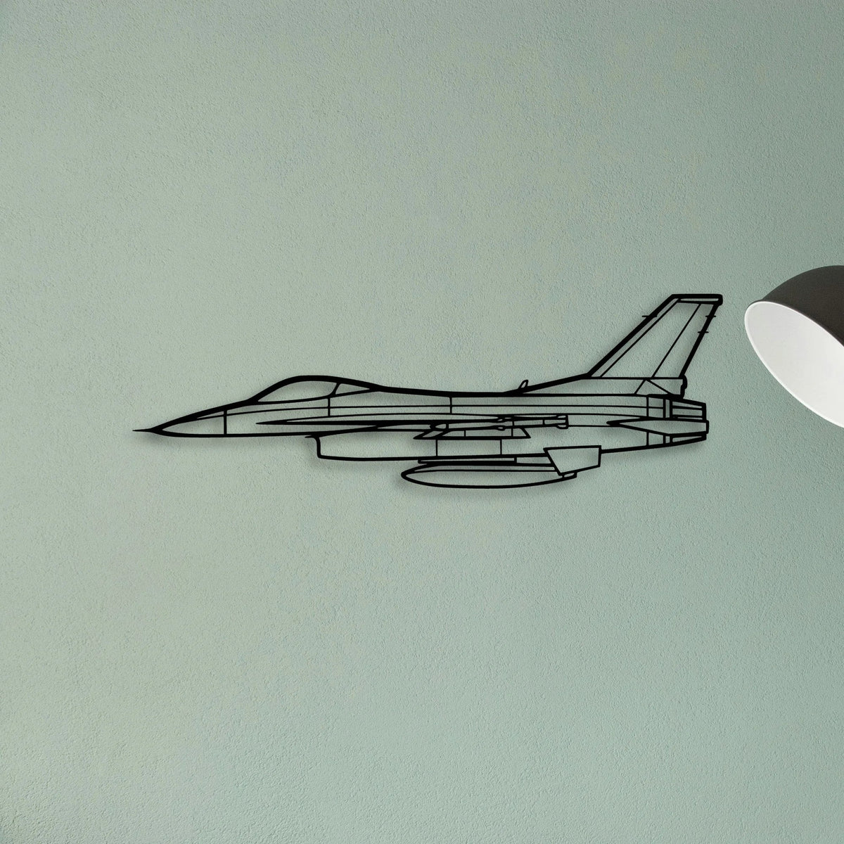 Jn 4A Classic Aircraft Silhouette Metal Wall Art - Tinvibe