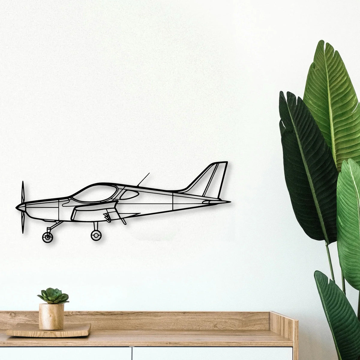 King Air C90A Classic Aircraft Silhouette Metal Wall Art - Tinvibe