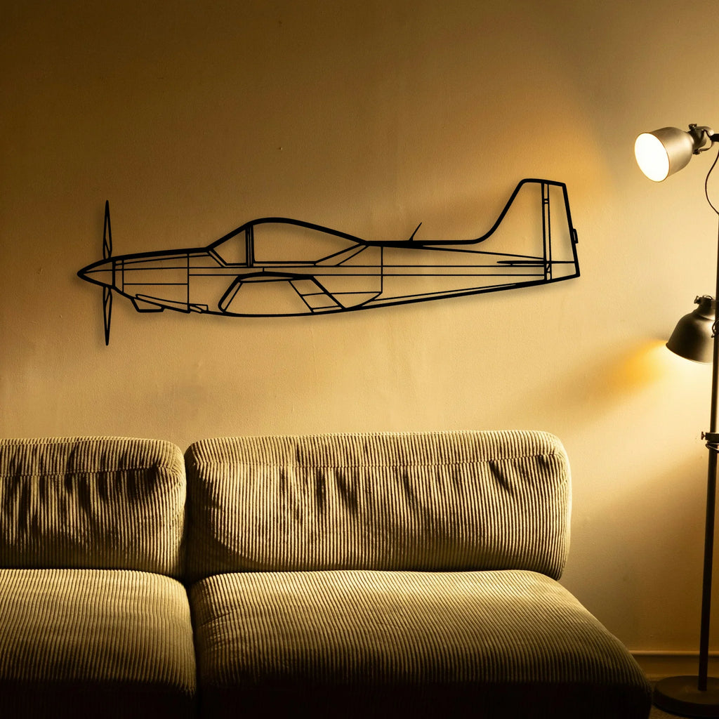 Learjet 60 Classic Aircraft Silhouette Metal Wall Art - Tinvibe