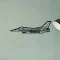 Lgm 35 Sentinel Classic Aircraft Silhouette Metal Wall Art - Tinvibe