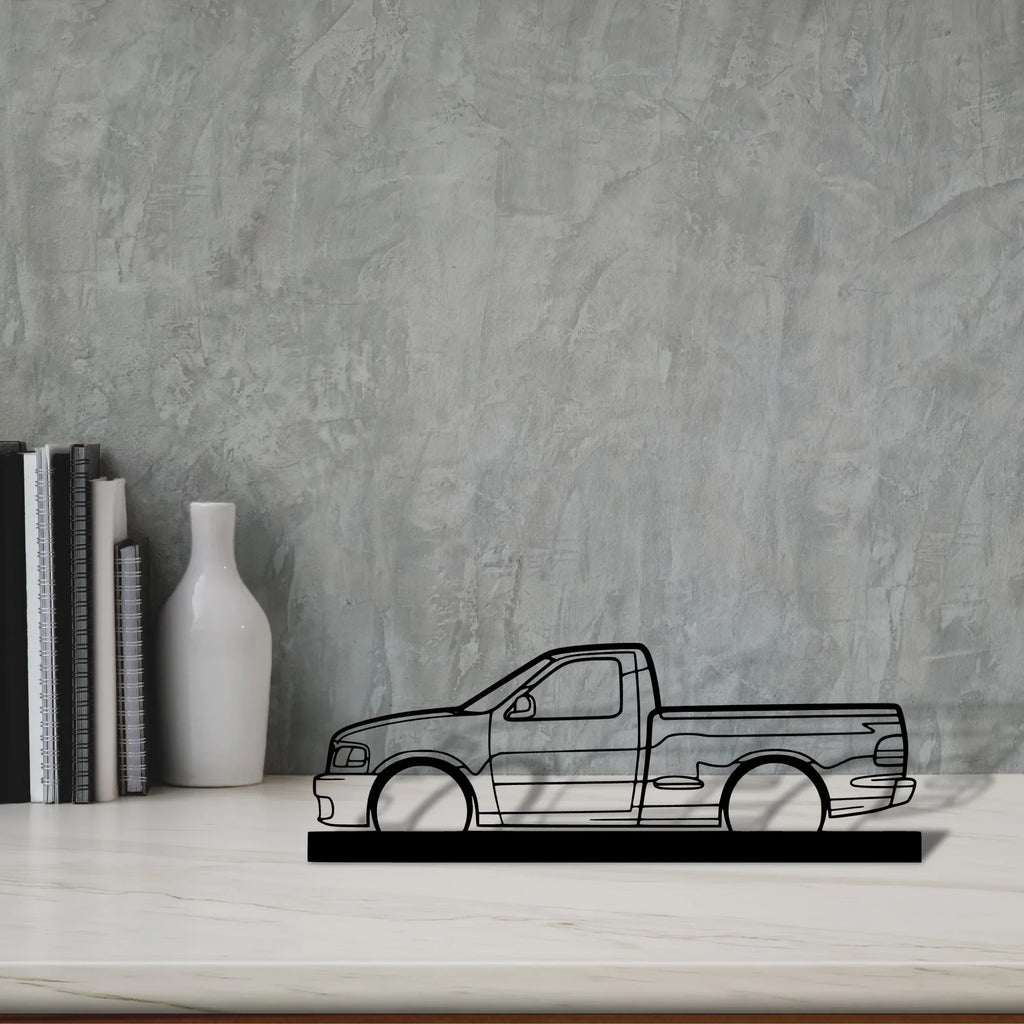 lightning-sv-f150-2004 Silhouette Metal Art Stand - Tinvibe
