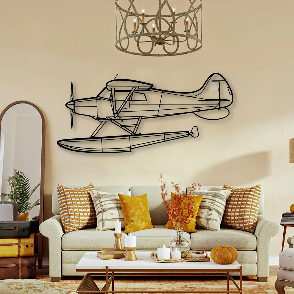 M 4 Classic Aircraft Silhouette Metal Wall Art - Tinvibe