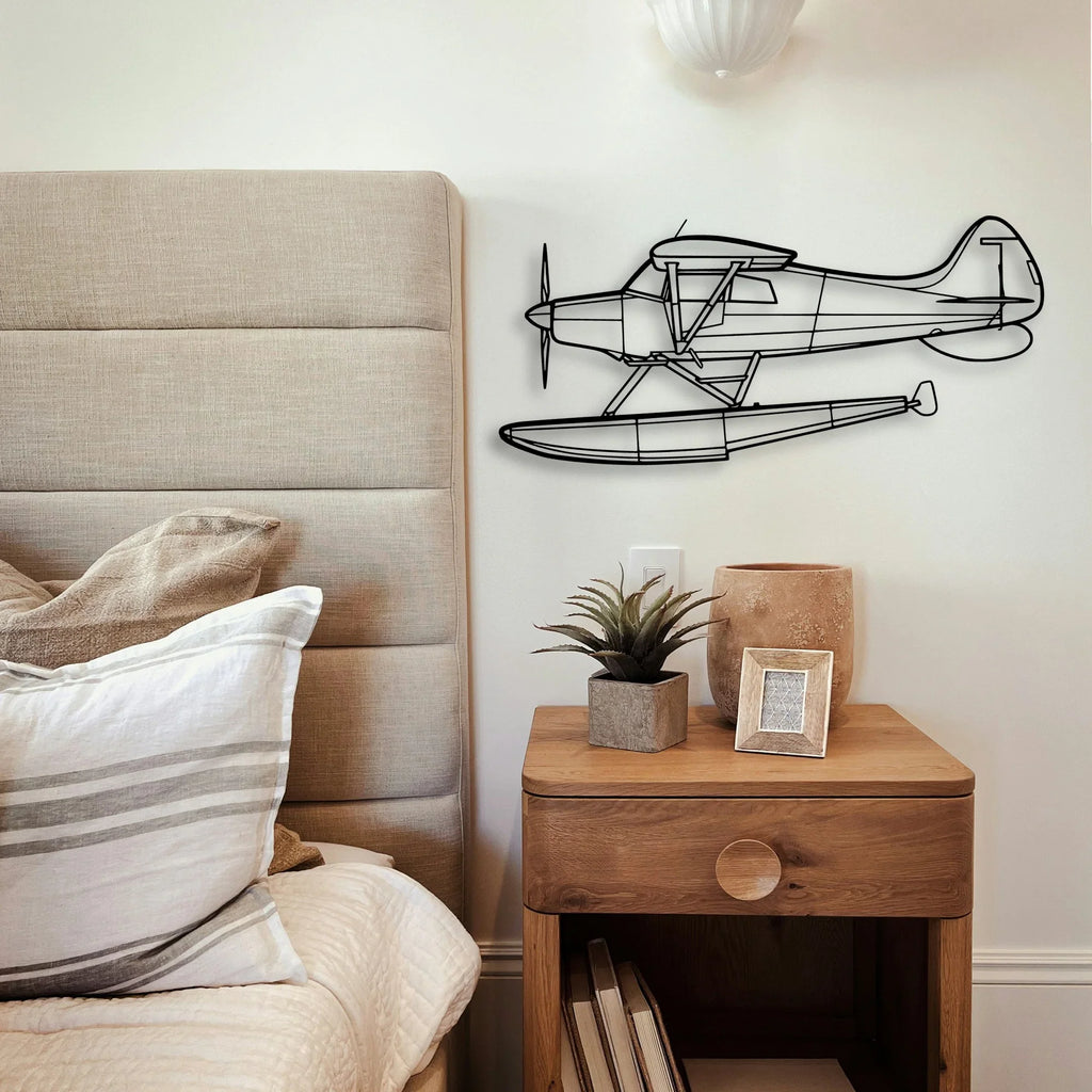 M 4 Classic Aircraft Silhouette Metal Wall Art - Tinvibe