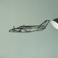 M20C Classic Aircraft Silhouette Metal Wall Art - Tinvibe