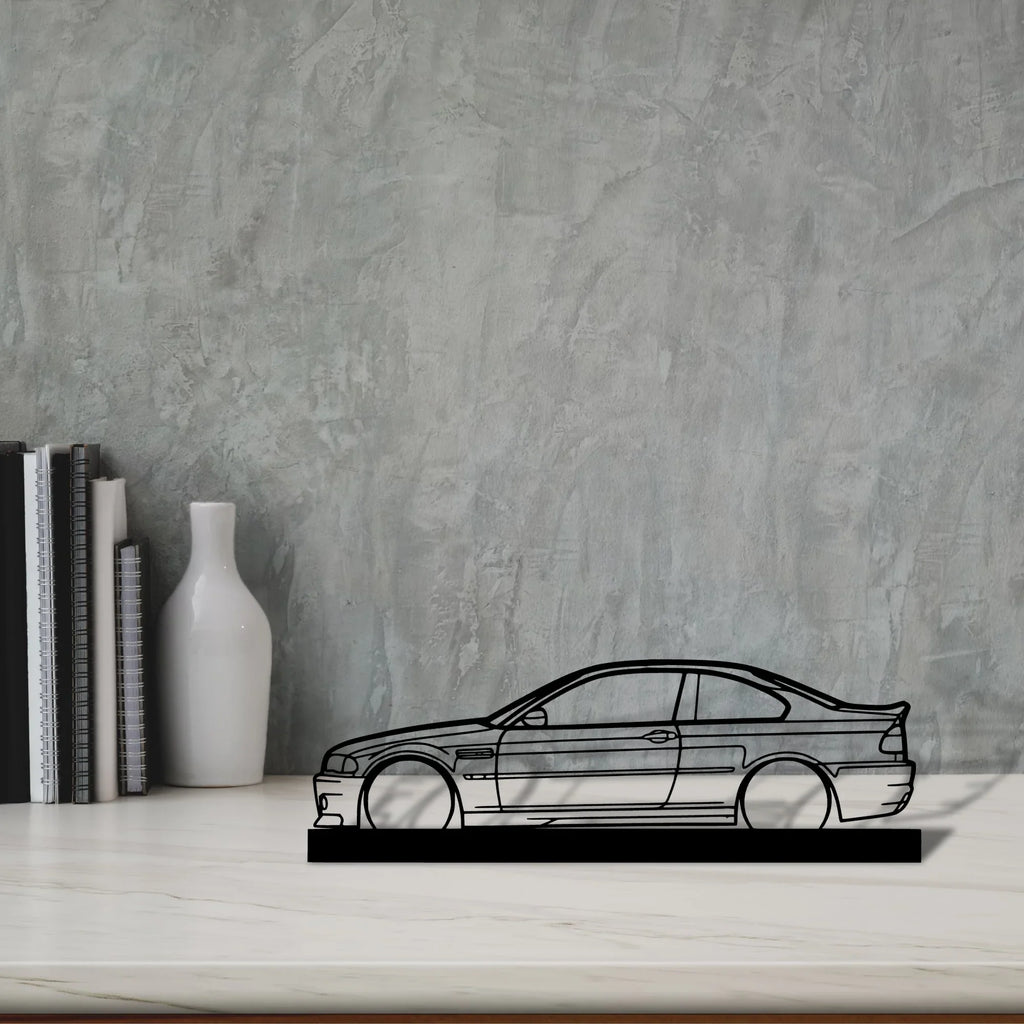 m3-e46-csl Silhouette Metal Art Stand - Tinvibe