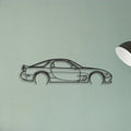 Mazda RX7 Classic Silhouette Metal Wall Art - Tinvibe