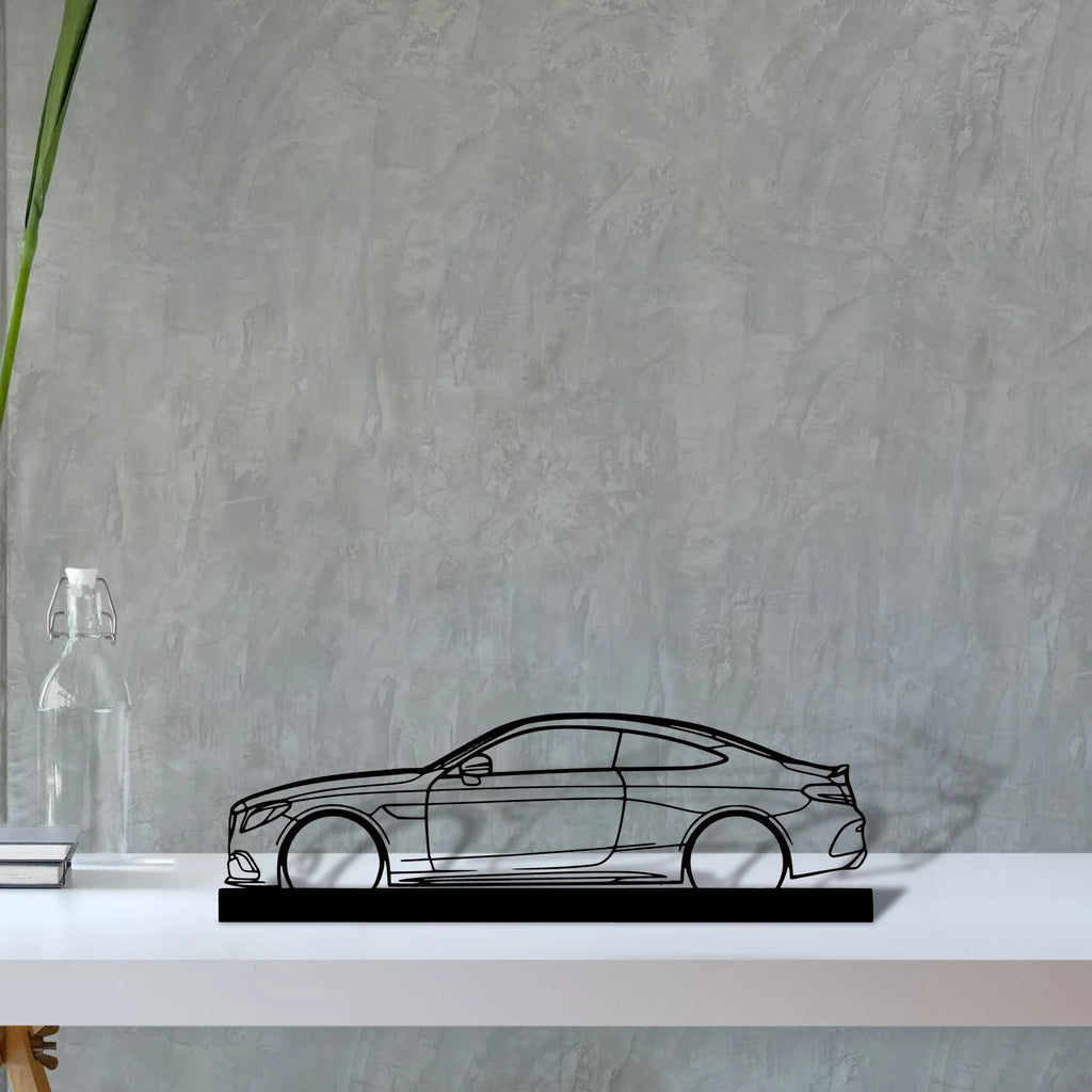 mercedes-c300-coupe Silhouette Metal Art Stand - Tinvibe