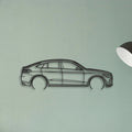 Mercedes GLC Coupe Classic Silhouette Metal Wall Art - Tinvibe