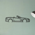Mercedes SL55 R230 Classic Silhouette Metal Wall Art - Tinvibe